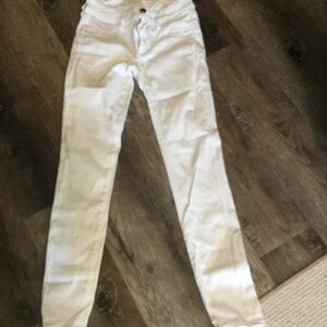 American eagle white skinny jeans